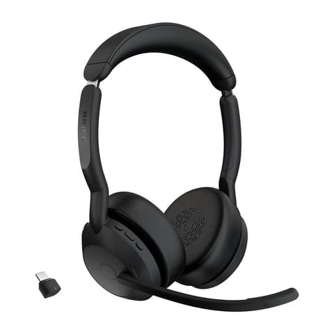⁨Jabra 25599-989-899 słuchawki/zestaw słuchawkowy Bezprzewodowy Opaska na głowę Biuro/centrum telefoniczne Bluetooth Podstawka do ładowania Czarny⁩ w sklepie Wasserman.eu