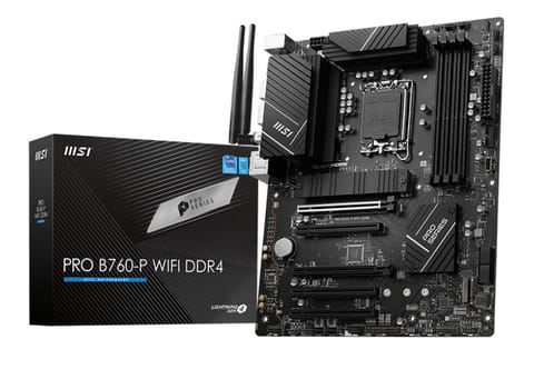 ⁨MSI PRO B760-P WIFI DDR4 motherboard LGA 1700 ATX⁩ at Wasserman.eu