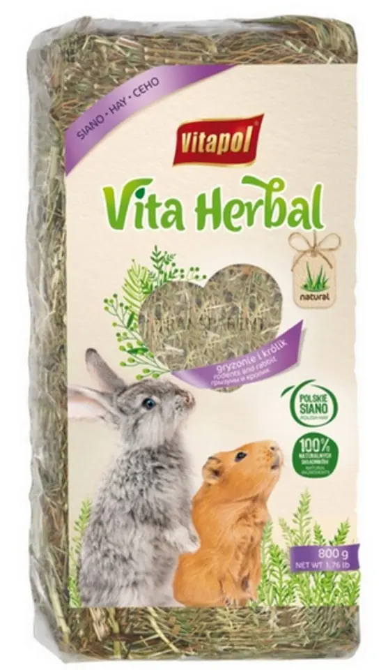 ⁨VITAPOL Hay for rodents 800g⁩ at Wasserman.eu