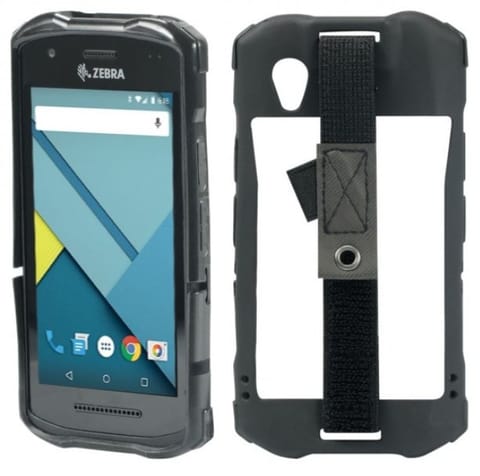 ⁨PROTECH TPU CASE TC 51/52/56/57/ELASTIC HAND STRAP STYLUS BLACK⁩ w sklepie Wasserman.eu