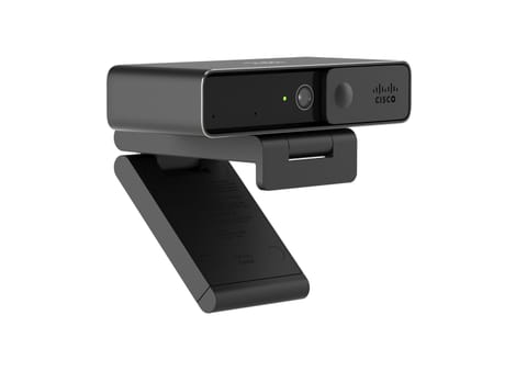 ⁨Cisco Desk Camera 4K in Carbon Black with up to 4K Ultra HD Video, Dual Microphones, Low-Light Performance, 1-Year Limited Hardware Warranty (CD-DSKCAM-C-WW)⁩ at Wasserman.eu