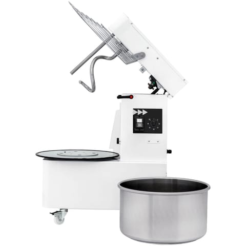 ⁨Miesiarka spiralna z podnoszoną głowicą wyjmowaną dzieżą 32 l 88 kg/h 400 V 1100 W⁩ w sklepie Wasserman.eu