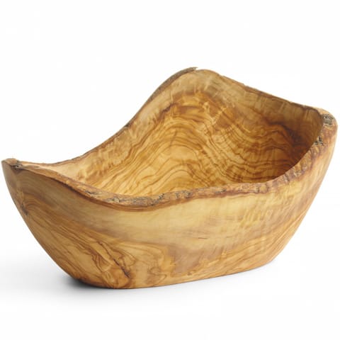 Miska dekoracyjna ozdobna z drewna oliwnego 300 x 190 x 110 mm w sklepie Wasserman.eu