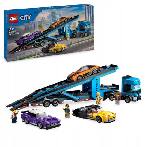 ⁨LEGO(R) CITY 60408 Laweta z samochodami sportowymi⁩ at Wasserman.eu