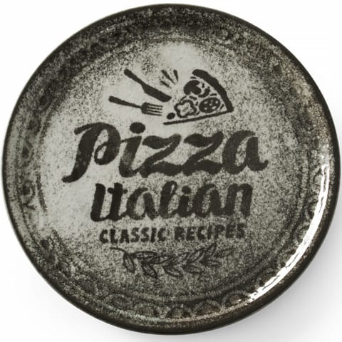 Talerz do pizzy z porcelany Recipe Collection Black śr. 31 cm - zestaw 6 szt. w sklepie Wasserman.eu