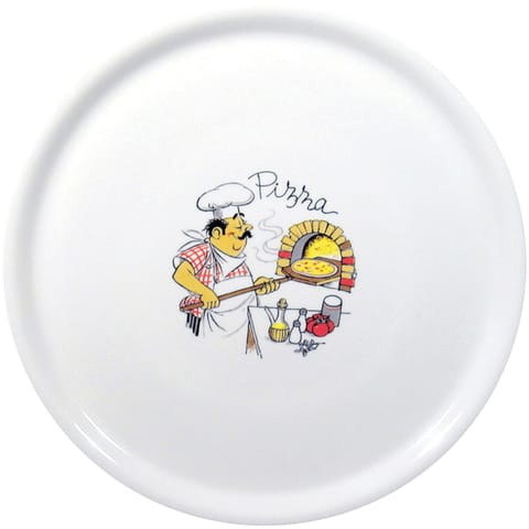 ⁨Talerz do pizzy z porcelany Traditional biały śr. 31 cm - zestaw 6 szt.⁩ w sklepie Wasserman.eu