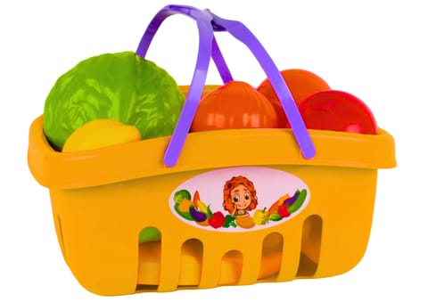 ⁨Shopping cart Shopping set Vegetables Fruits Pink 5354⁩ at Wasserman.eu