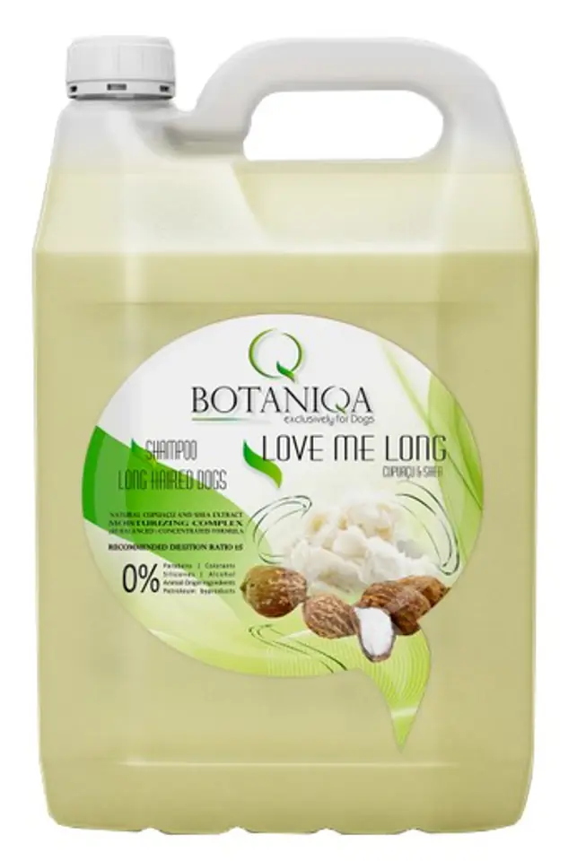 ⁨Botaniqa Love Me Long Cupuaçu and Shea Shampoo - long hair dogs 5L⁩ at Wasserman.eu