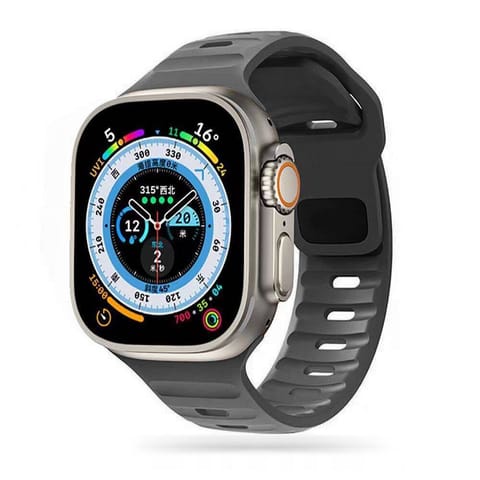 ⁨Pasek do APPLE WATCH 4 / 5 / 6 / 7 / 8 / 9 / SE / ULTRA 1 / 2 (42 / 44 / 45 / 49 MM) Tech-Protect Iconband Line Arctic Grey⁩ w sklepie Wasserman.eu