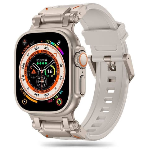 ⁨Pasek do APPLE WATCH 4 / 5 / 6 / 7 / 8 / 9 / SE / ULTRA 1 / 2 (42 / 44 / 45 / 49 MM) Tech-Protect Delta Pro Titanium⁩ w sklepie Wasserman.eu