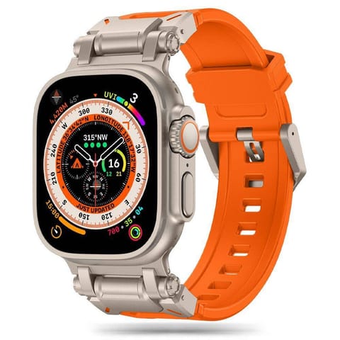 ⁨Pasek do APPLE WATCH 4 / 5 / 6 / 7 / 8 / 9 / SE / ULTRA 1 / 2 (42 / 44 / 45 / 49 MM) Tech-Protect Delta Pro TItanium⁩ w sklepie Wasserman.eu