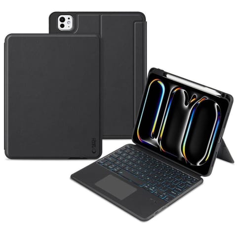 ⁨Etui APPLE IPAD PRO 11.0 (5GEN) Tech-Protect SCMag Pen + Keyboard czarne⁩ w sklepie Wasserman.eu