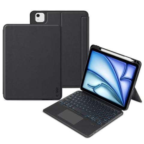 ⁨Etui APPLE IPAD AIR 10.9 (4GEN / 5GEN) / 11.00 (6GEN) Tech-Protect SCMag Pen + Keyboard czarne⁩ w sklepie Wasserman.eu