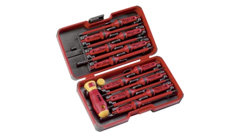 ⁨ELECTR. SCREWDRIVER SET FELO-E-SMART [14 PARTS]⁩ at Wasserman.eu