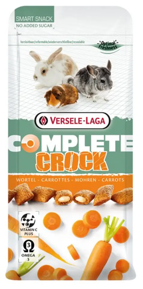 ⁨VERSELE LAGA Complete Crock Carrot Snack for Rodents - 50g⁩ at Wasserman.eu