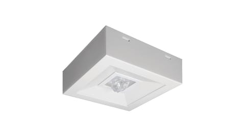 ⁨Oprawa awaryjna LOVATO N ECO LED 1W 125lm (opt. universal) 1h jednozadaniowa biała LVNU/1W/E/1/SE/AT/WH⁩ w sklepie Wasserman.eu