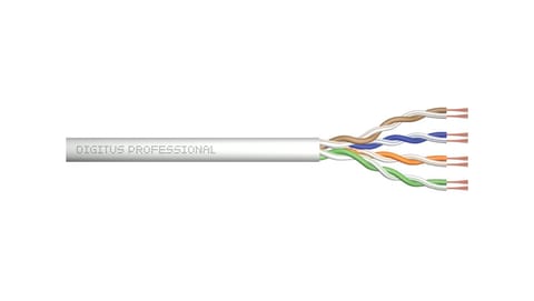 ⁨ICT cable patch cord cat.5e, U/UTP, strand, AWG 26/7, PVC, 305m cardboard Gray⁩ at Wasserman.eu