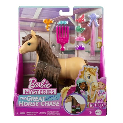 ⁨Barbie Pony Pepper with brown hair for styling⁩ at Wasserman.eu