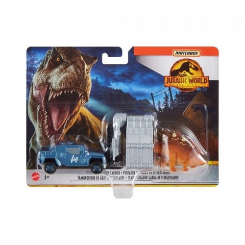 ⁨Matchbox Jurassic World Transporter z Stegozaurem⁩ w sklepie Wasserman.eu