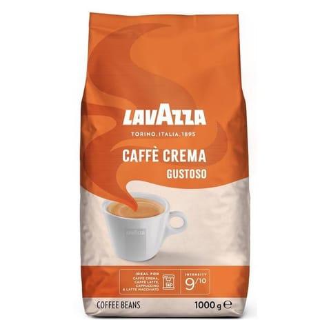⁨Lavazza Caffe Crema Gustoso Kawa Ziarnista 1 kg⁩ w sklepie Wasserman.eu