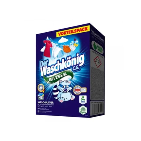 ⁨Der Waschkonig Universal Proszek do Prania 2,88 kg DE⁩ w sklepie Wasserman.eu