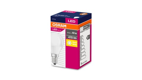 ⁨Żarówka LED VALUE CLASSIC P 40 E14 4,9W 470lm 2700K 827 FR non-dim 4058075147898⁩ w sklepie Wasserman.eu