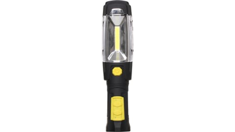 ⁨Lampa warsztatowa akumulatorowa LED COB 3W 2,6Ah Li-Ion /+ powerbank, hak, magnes/ LW-1PBR⁩ w sklepie Wasserman.eu