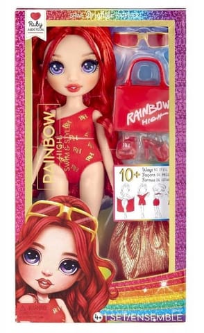 ⁨Rainbow High Swim&Style Fashion Doll - Ruby⁩ w sklepie Wasserman.eu