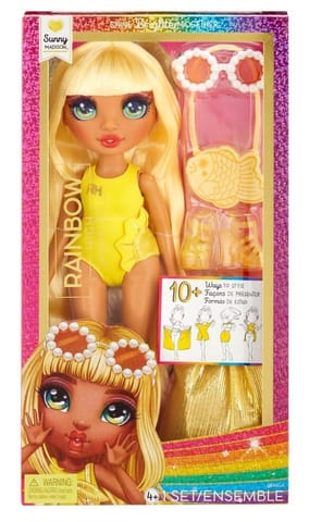 ⁨Rainbow High Swim&Style Fashion Doll - Sunny⁩ w sklepie Wasserman.eu