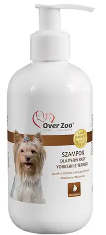 ⁨Over Zoo Szampon dla psów rasy Yorkshire Terier 250ml⁩ w sklepie Wasserman.eu