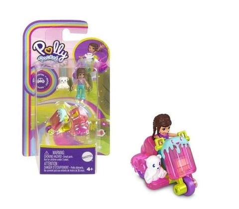 ⁨Polly Pocket. Figurka z pojazdem - Mroźny HKV59⁩ w sklepie Wasserman.eu