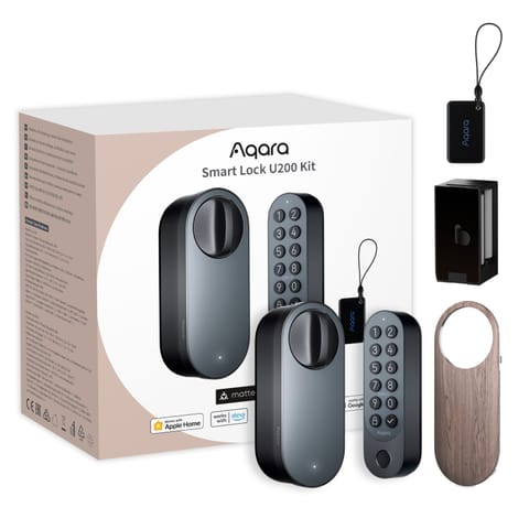 ⁨AQARA EL-D02D SMART LOCK U200 KIT (OFFLINE, BLACK)⁩ w sklepie Wasserman.eu