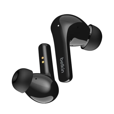 ⁨Słuchawki bezprzewodowe douszne Belkin SoundForm Flow Noise Cancellation Earbuds ANC BT5.2 IPX5 Black⁩ w sklepie Wasserman.eu