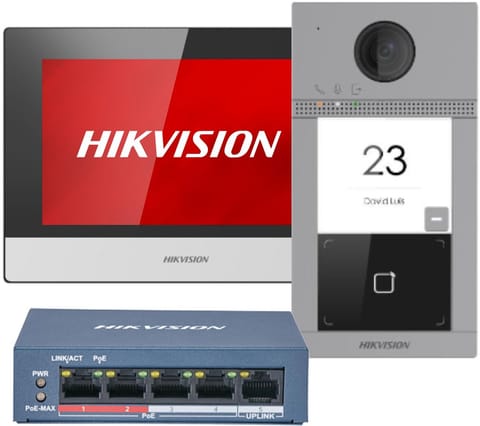 ⁨HikVision Video Intercom DS-KIS604-S(C)(O-STD)/Europe BV⁩ at Wasserman.eu