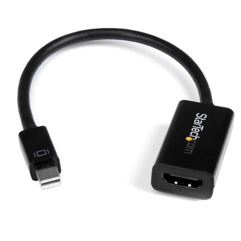 ⁨StarTech.com Mini DisplayPort to HDMI Adapter - Active mDP to HDMI Video Converter - 4K 30Hz - Mini DP or Thunderbolt 1/2 Mac/PC to HDMI Monitor/TV/Display - mDP 1.2 to HDMI Adapter Dongle⁩ at Wasserman.eu