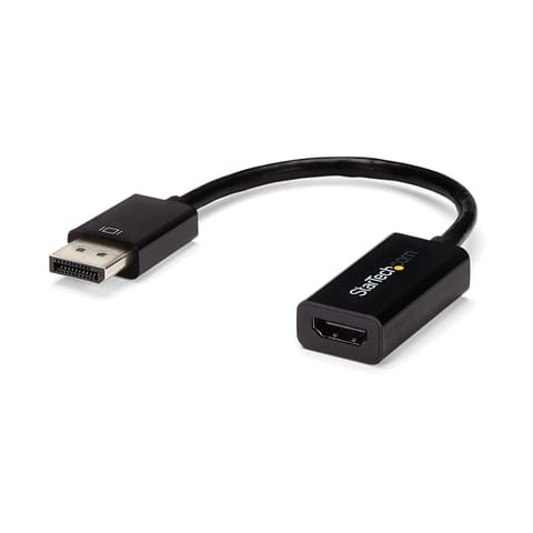 ⁨StarTech.com DisplayPort to HDMI Adapter - 4K 30Hz Active DisplayPort to HDMI Video Converter - DP to HDMI Monitor/TV/Display Cable Adapter Dongle - Ultra HD DP 1.2 to HDMI 1.4 Adapter⁩ at Wasserman.eu