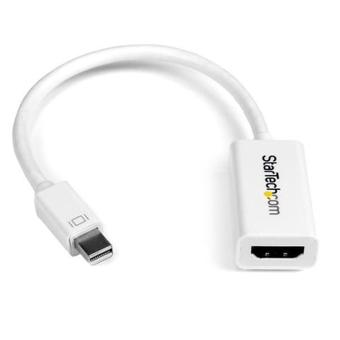 ⁨StarTech.com MDP2HD4KSW adapter kablowy 0,15 m Mini DisplayPort HDMI Biały⁩ w sklepie Wasserman.eu