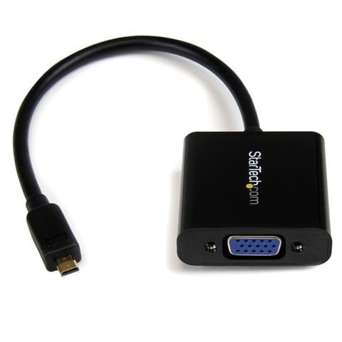 ⁨StarTech.com Micro HDMI to VGA Adapter Converter for Smartphones / Ultrabook / Tablet - 1920x1080⁩ at Wasserman.eu