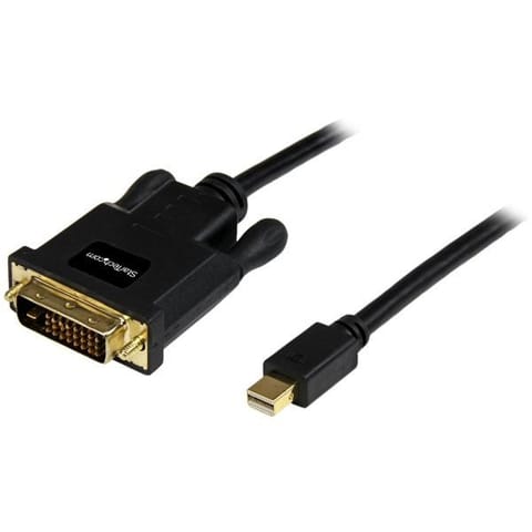 ⁨StarTech.com MDP2DVIMM10B adapter kablowy 3 m mini DisplayPort DVI-D Czarny⁩ w sklepie Wasserman.eu