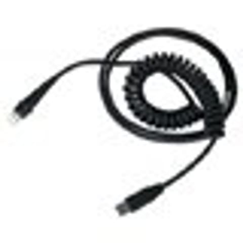 ⁨Cable: USB, black, Type A, 2.8m (9.2´), coiled, host powered⁩ w sklepie Wasserman.eu