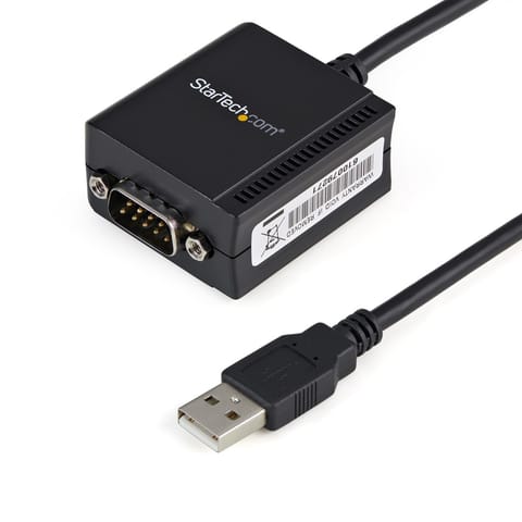 ⁨StarTech.com ICUSB2321F zmieniacz płci / kabli DB-9 USB 2.0 A Czarny⁩ w sklepie Wasserman.eu