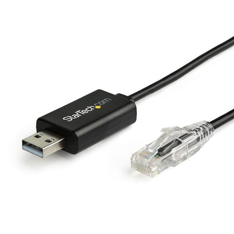 ⁨StarTech.com ICUSBROLLOVR zmieniacz płci / kabli RJ-45 USB 2.0 Type-A Czarny⁩ w sklepie Wasserman.eu