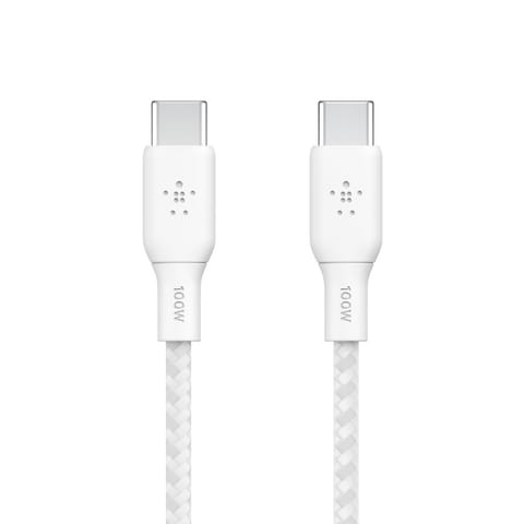 ⁨Belkin CAB014bt3MWH kabel USB USB 2.0 3 m USB C Biały⁩ w sklepie Wasserman.eu