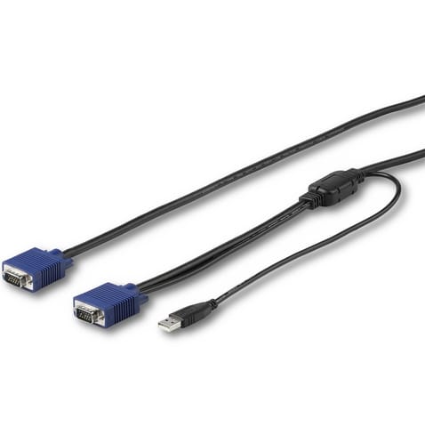 ⁨StarTech.com 10 ft. (3 m) USB KVM Cable for Rackmount Consoles⁩ at Wasserman.eu