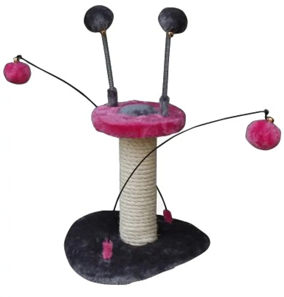 ⁨Yarro Mini UFO scratching post pink-grey 23x24x25cm [Y1144]⁩ at Wasserman.eu