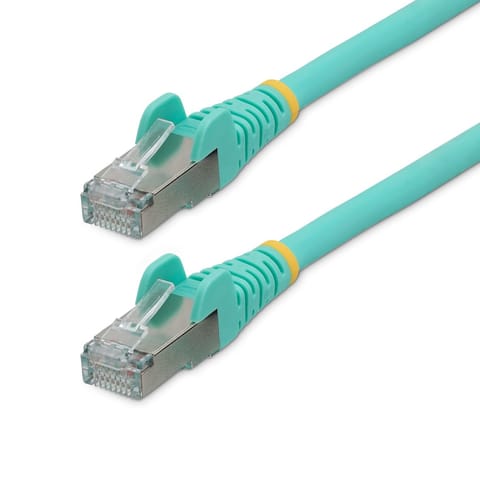 ⁨StarTech.com NLAQ-10M-CAT6A-PATCH kabel sieciowy Kolor Aqua S/FTP (S-STP)⁩ w sklepie Wasserman.eu