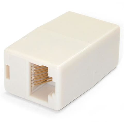 ⁨10 PACK CAT5E RJ45 COUPLERS -/RJ45 TO RJ45 ETHERNET COUPLER⁩ at Wasserman.eu