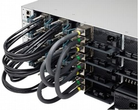 ⁨Cisco StackWise-480, 50cm InfiniBand/fibre optic cable 0.5 m Black⁩ at Wasserman.eu