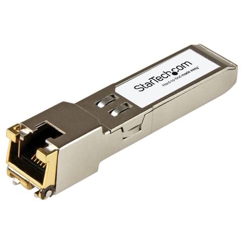 ⁨StarTech.com Arista Networks SFP-1G-T Compatible SFP Module - 1000BASE-T - SFP to RJ45 Cat6/Cat5e - 1GE Gigabit Ethernet SFP - RJ-45 100m⁩ at Wasserman.eu