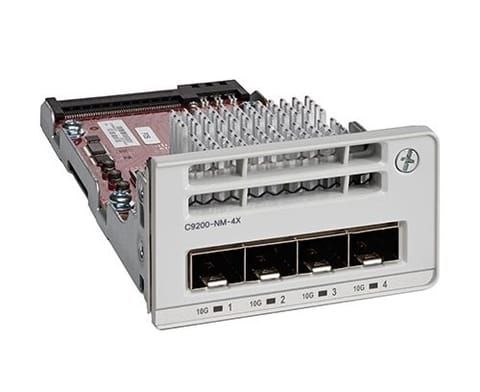 ⁨Cisco C9200-NM-4X= network switch module 10 Gigabit Ethernet, Gigabit Ethernet⁩ at Wasserman.eu